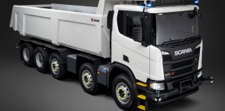 Camion autonom Scania pentru industria minieră