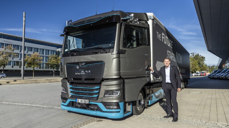 MAN livrează primul camion electric eTGX unui client