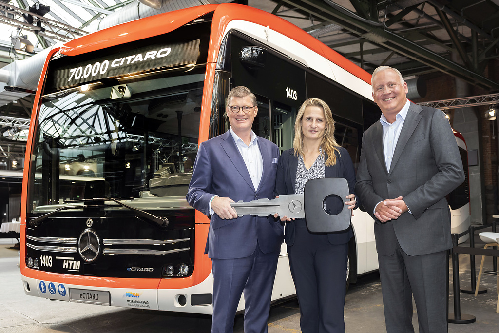 Mercedes-Benz a livrat autobuzul urban Citaro cu numărul 70.000