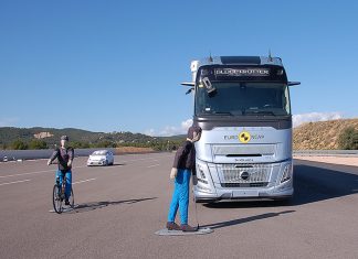 Volvo, performera primelor teste Euro NCAP pentru camioane