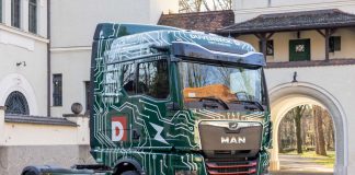 Camion electric MAN eTGX pentru Duvenbeck