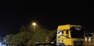 Un camion MAN a transportat bradul de Crăciun pentru Papă